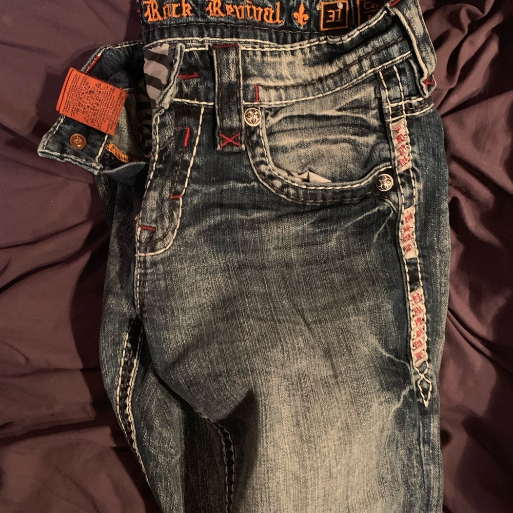 Men’s rock revival jeans
